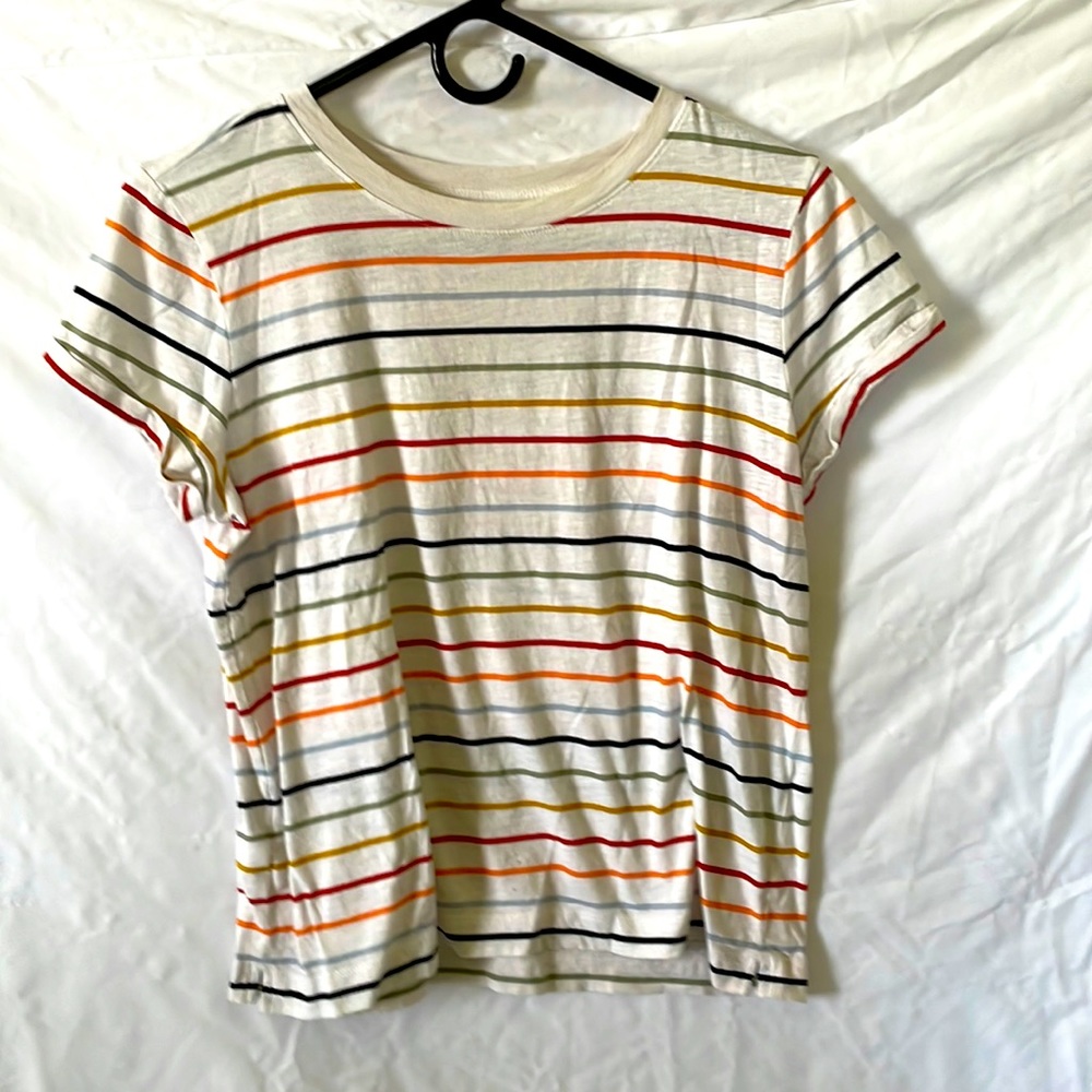 LOFT. Multi colored t shirt. Medium.
